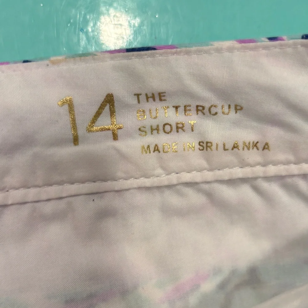 🐚 Lilly Pulitzer Pastel Seashell Oh Shelli Buttercup Shorts 🐚 - Picture 3 of 5